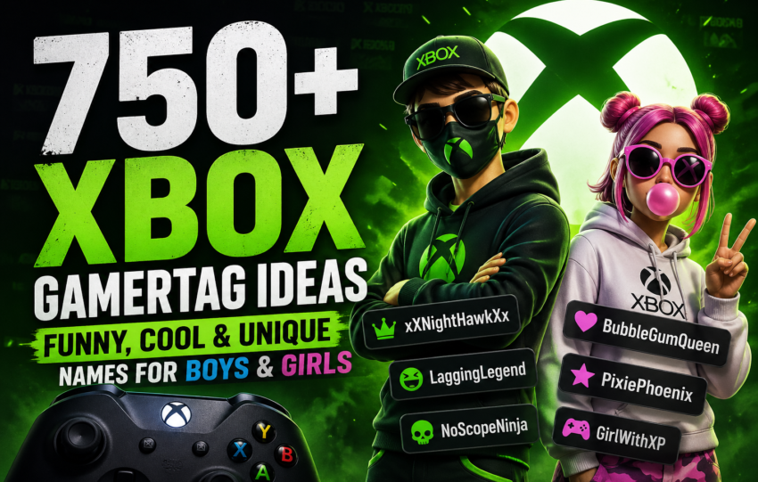 750+ Xbox Gamertag Ideas Funny, Cool & Unique Names for Boys & Girls