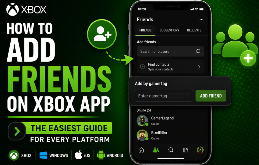 Add Friends on Xbox App