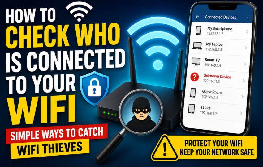 How to Check Who Is Connected to Your WiFi