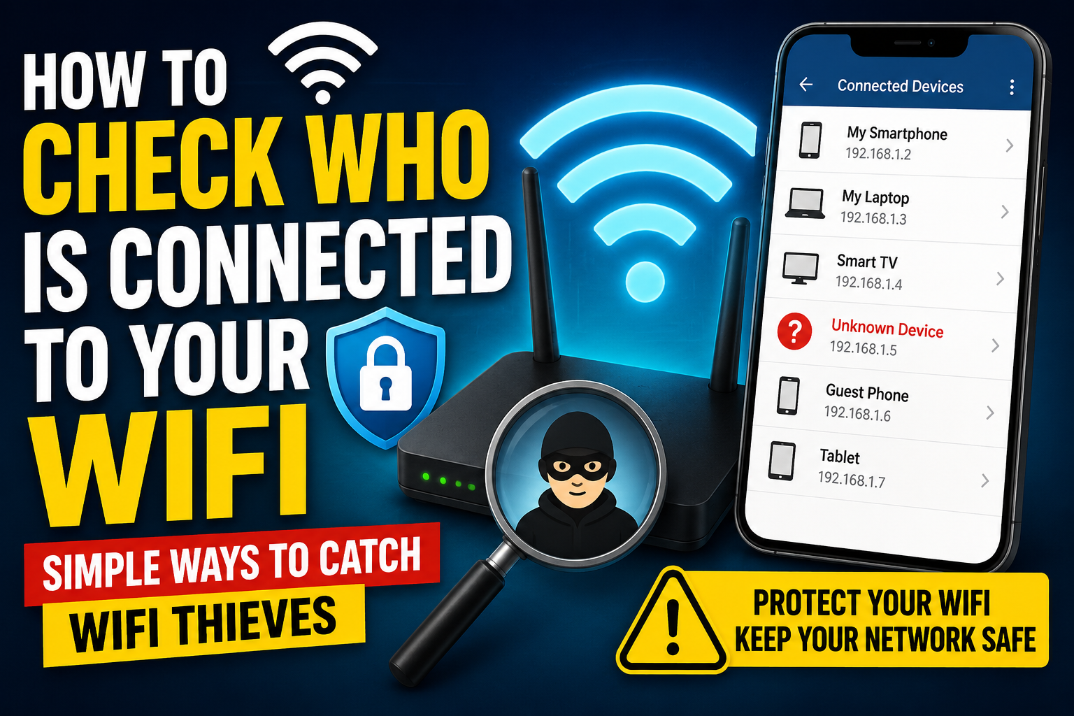 How to Check Who Is Connected to Your WiFi