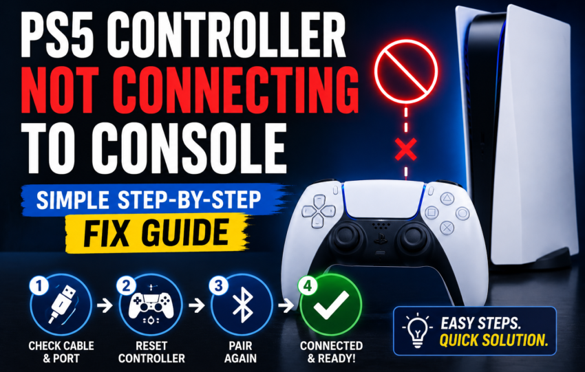 PS5 Controller Not Connecting to Console