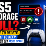 PS5 storage full What to delete